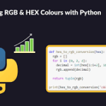 How to Convert RGB to HEX in Python